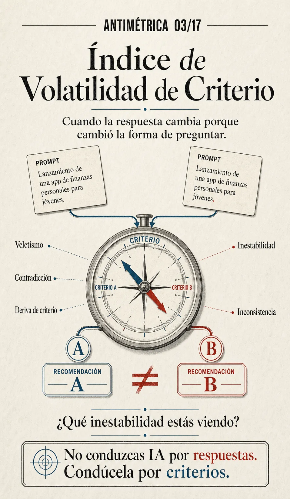 Antimétrica 03: Índice de Volatilidad de Criterio