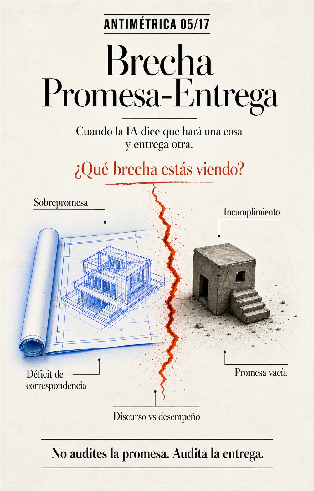Antimétrica 05: Brecha Promesa-Entrega