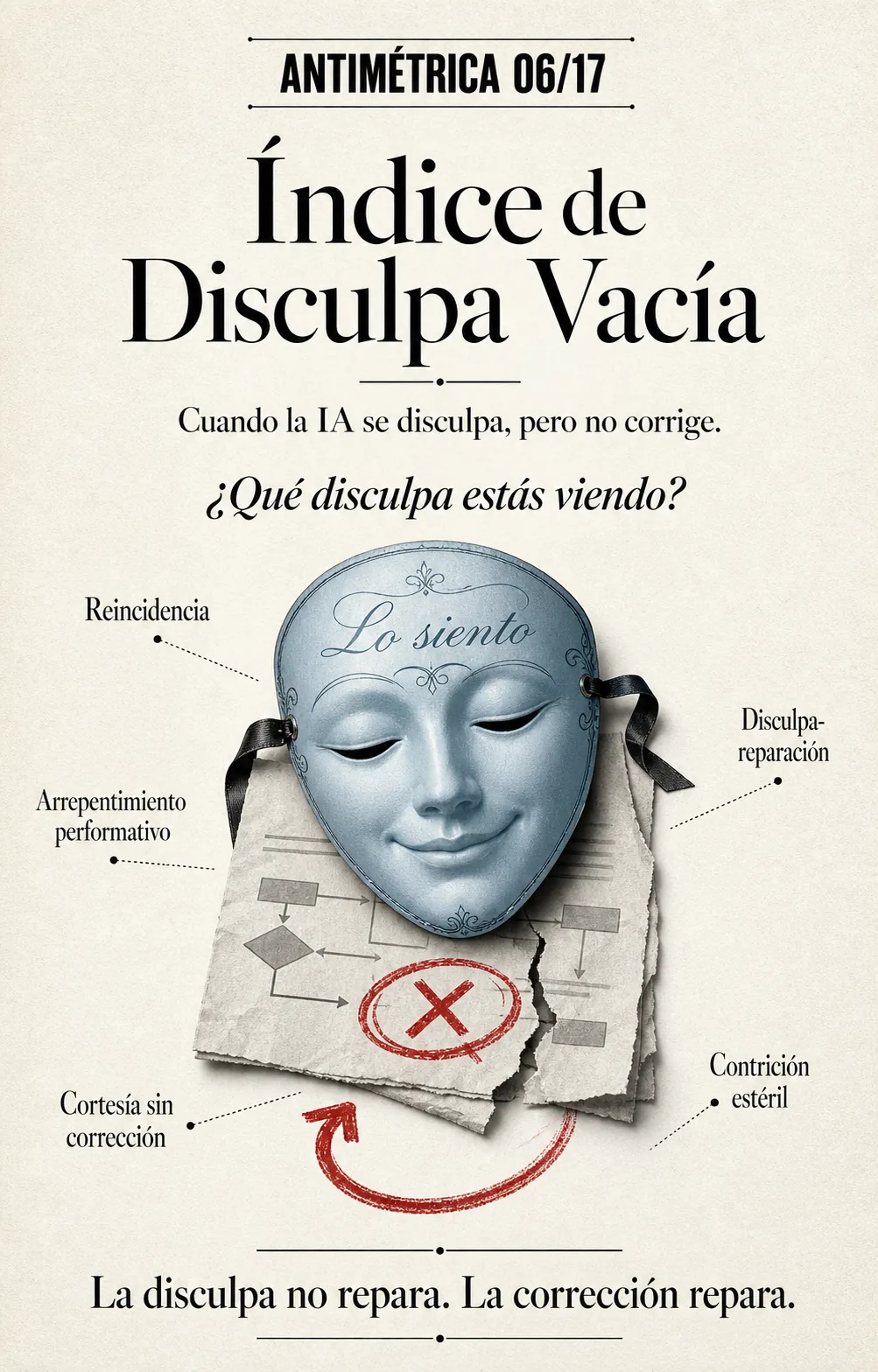 Antimétrica 06: Índice de Disculpa Vacía