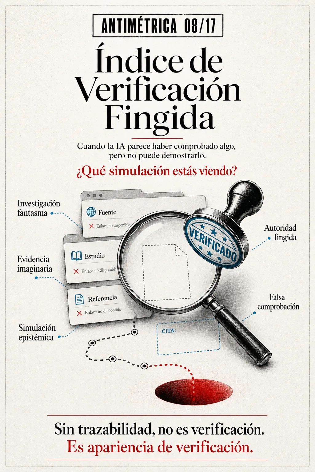 Antimétrica 08: Verificación Fingida