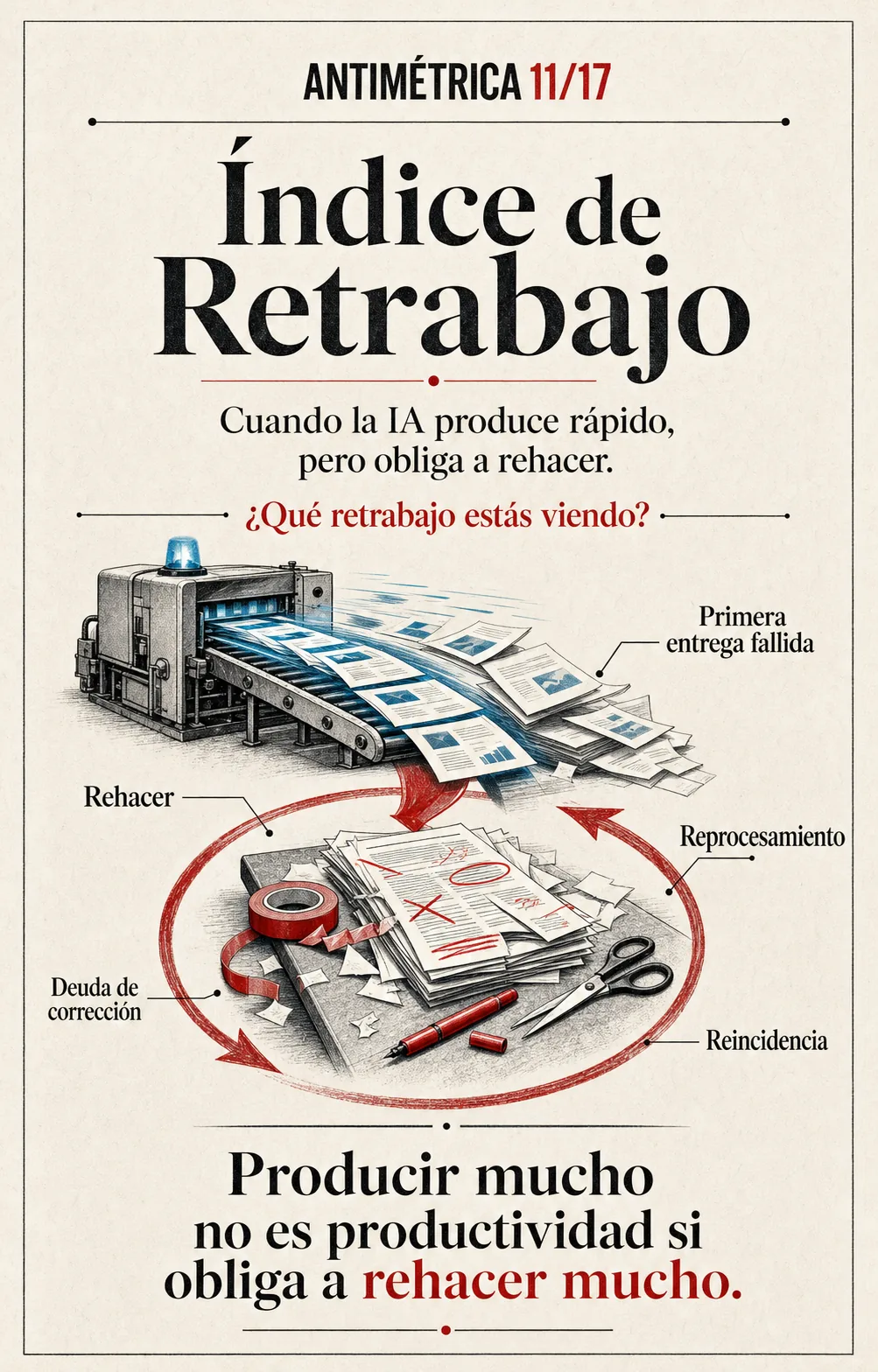 Antimétrica 11: Índice de Retrabajo
