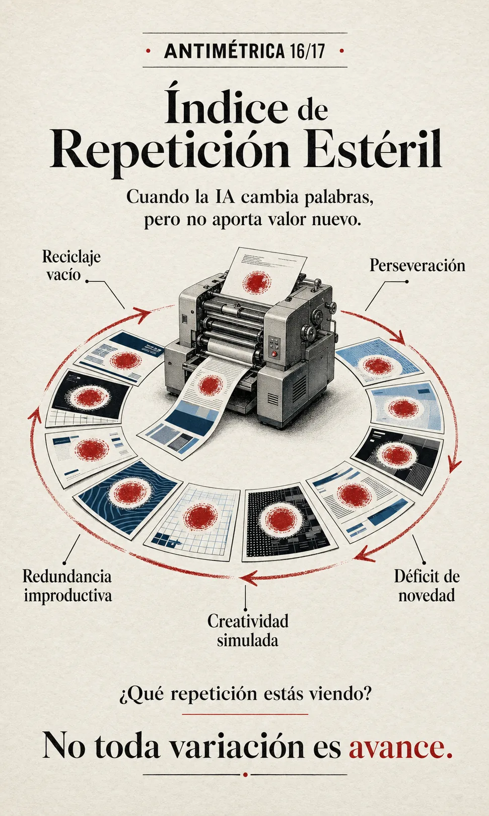 Antimétrica 16: Índice de Repetición Estéril